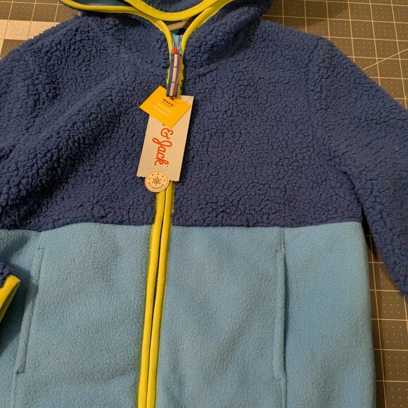 Cat & Jack Fleece Zip Jacket - New With Tags - 5T - Picture 2 of 8
